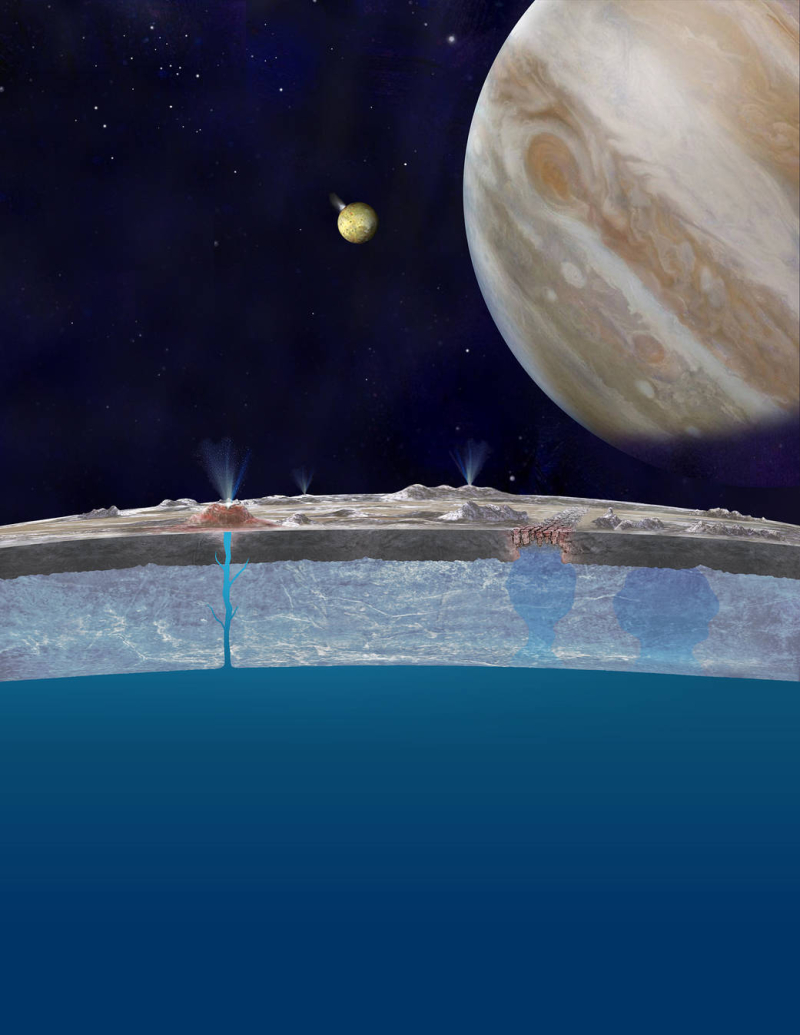 Taste of the Ocean on Europa's Surface