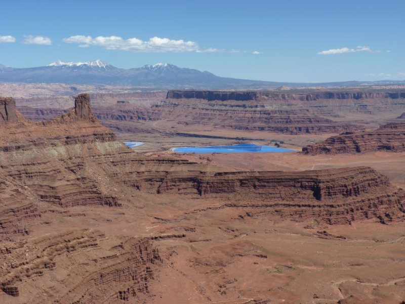 Dead horse point, Permien-Trias de l'Utah, USA, S. Bourquin