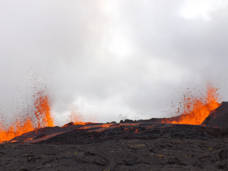 L  ruption du Piton  de  la Fournaise  ou comment surveiller 