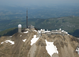Vue aérienne de l'Observatoire du Pic-du-Midi
