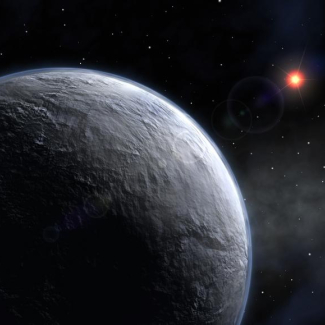 Dessin d'artiste de l'exoplanète.

© ESO.[...]