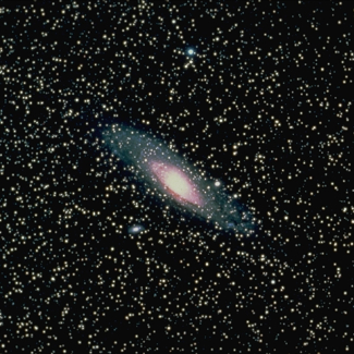 Galaxie spirale Andromède prise avec le télescope de 1,93 m de l'Observatoire de Haute Provence.

© OHP. CNRS.[...]