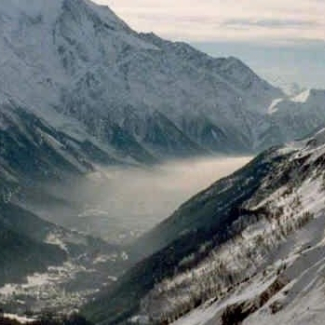 Pollution dans une vallée alpine en hiver, due essentiellement au chauffage au bois.

© POVA[...]