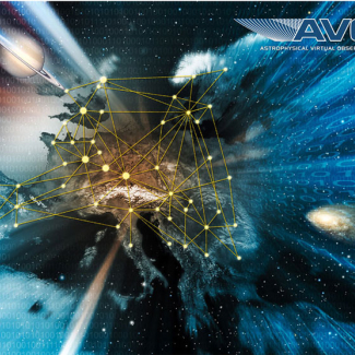 Vue conceptuelle du réseau de l'observatoire virtuel européen.

© ESO.[...]