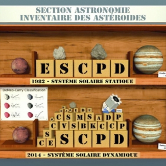 Deux cartographies de la composition de la ceinture d’astéroïdes entre Mars et Jupiter, établies à 30 ans d’intervalle. La présence d’astéroïdes « primitifs » - notamment de type C et D – vers l’intérieur de la ceinture d’astéroïdes, près de l’orbite de Mars, s’impose désormais comme une évidence et remet en question les modèles de formation du Système solaire.
© Observatoire de Paris-IMCCE/ CNRS / Y.Gominet[...]