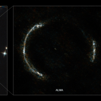 Une campagne d'observations effectuée par le réseau ALMA en configuration étendue a permis d'obtenir une image spectaculaire et détaillée à la fois d'une galaxie lointaine subissant un effet de lentille gravitationnelle. Cette image révèle la présence de régions de formation d'étoiles au sein de la galaxie distante. Le degré de résolution qui caractérise ces nouvelles observations est inédit. Il surpasse nettement le niveau de détail qu'offre le Télescope Spatial Hubble du consortium NASA / ESA, et rév[...]