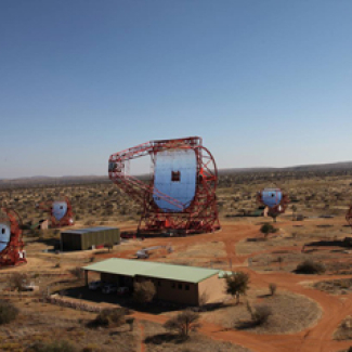 L'observatoire international Hess 2, en Namibie.

© Clementina Medina / CEA-Irfu.[...]