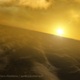 Dunes qui s’allongent sous l’action des rafales de vents lors des équinoxes (illustration © A. Lucas). [...]