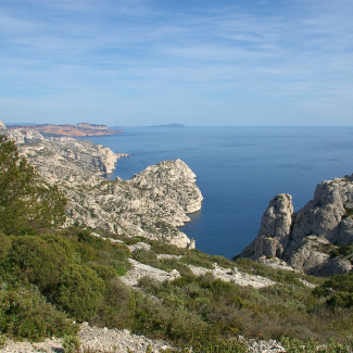 Parc national des Calanques, près de Marseille. © Daniel Pavon, IMBE [...]