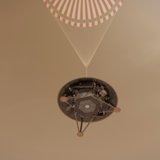 Coopération spatiale entre la France et les Etats-Unis - La science française est sur Mars - InSight a atterri sur Mars avec à son bord le sismomètre français SEIS[...]