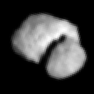 Figure 1 : Images de la comète 67P/Churyumov-Gerasimenko prises le 20 juillet 2014 à une distance d’approximativement 5500 km. Ces 3 images sont prises à 2 heures d’intervalles chacune. © ESA/Rosetta/MPS for OSIRIS Team MPS/UPD/LAM/IAA/SSO/INTA/UPM/DASP/IDA[...]