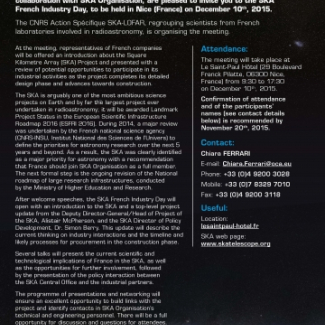 Présentation de la rencontre SKA du 10 décembre 2015[...]