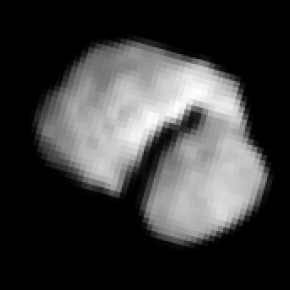 Figure 1 : Images de la comète 67P/Churyumov-Gerasimenko prises le 20 juillet 2014 à une distance d’approximativement 5500 km. Ces 3 images sont prises à 2 heures d’intervalles chacune. © ESA/Rosetta/MPS for OSIRIS Team MPS/UPD/LAM/IAA/SSO/INTA/UPM/DASP/IDA[...]