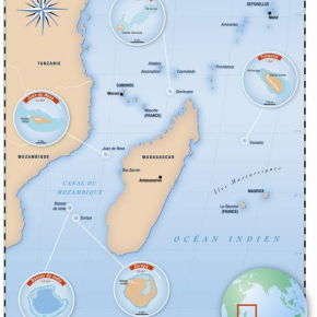 Carte des Îles Éparses
