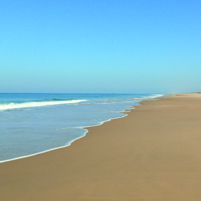 Photo de la  plage du Truc Vert sur la côte girondine.