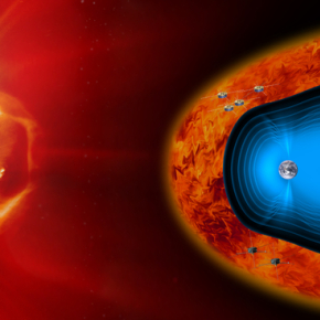 La magnétosphère dans l'environnement magnétique terrestre